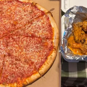 1 Large Pizza + Doz Wings + 2 Liter Soda
